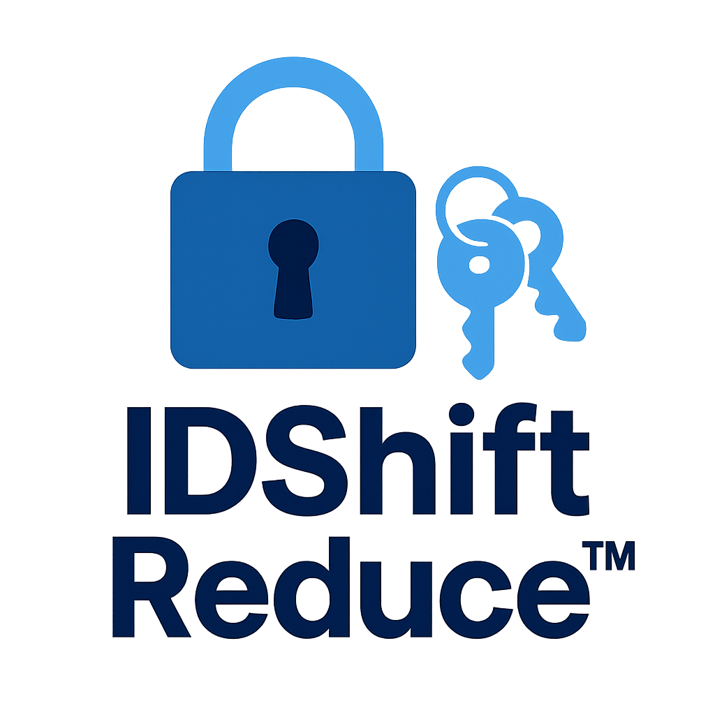 IDShift Reduce – glowing lock with two keys representing privilege reduction